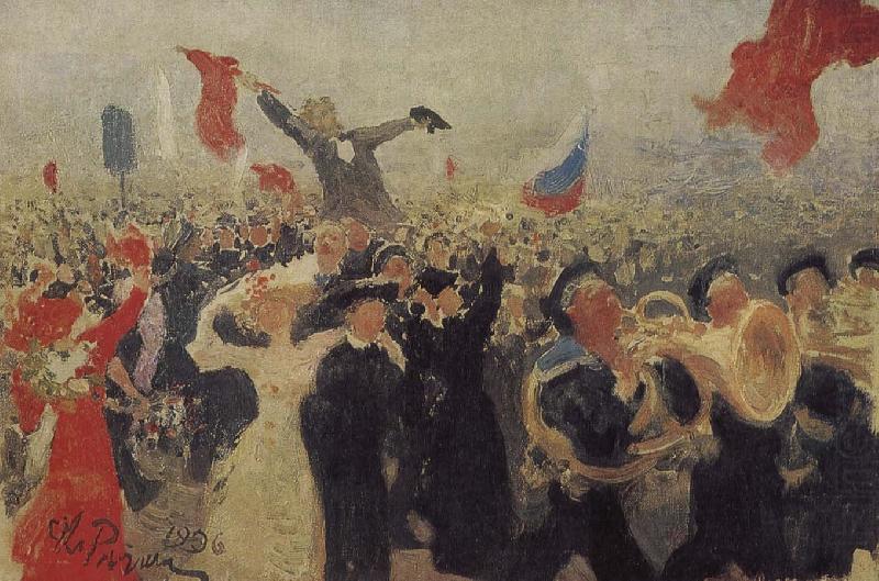 Ilia Efimovich Repin Demonstrations china oil painting image